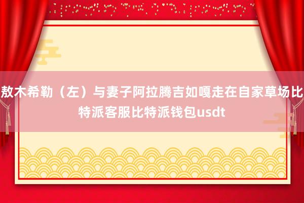 敖木希勒（左）与妻子阿拉腾吉如嘎走在自家草场比特派客服比特派钱包usdt