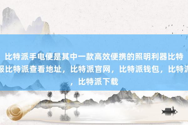 比特派手电便是其中一款高效便携的照明利器比特派客服比特派查看地址，比特派官网，比特派钱包，比特派下载