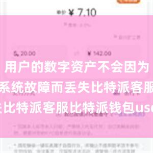 用户的数字资产不会因为黑客攻击或系统故障而丢失比特派客服比特派钱包usdt