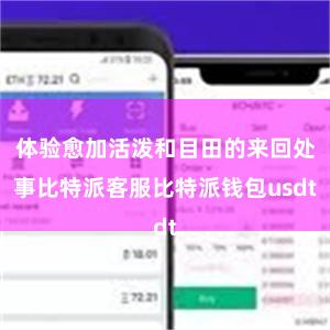 体验愈加活泼和目田的来回处事比特派客服比特派钱包usdt