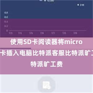 使用SD卡阅读器将micro SD卡插入电脑比特派客服比特派旷工费