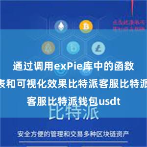 通过调用exPie库中的函数来创建图表和可视化效果比特派客服比特派钱包usdt